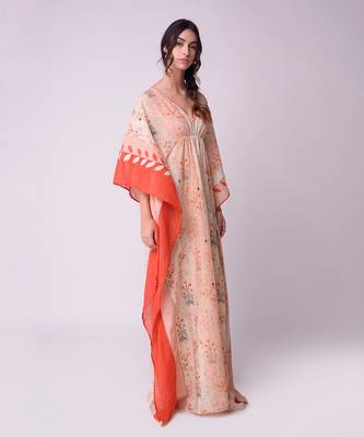 Ivory Organic Cotton Kaftaan 2