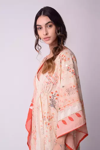 Ivory Organic Cotton Kaftaan
