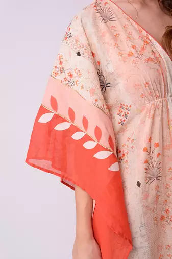 Ivory Organic Cotton Kaftaan