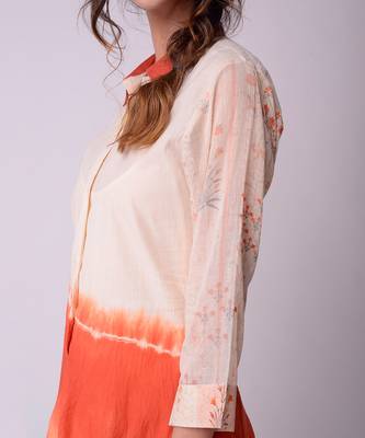 Ivory & Rust Organic Cotton Dress 5