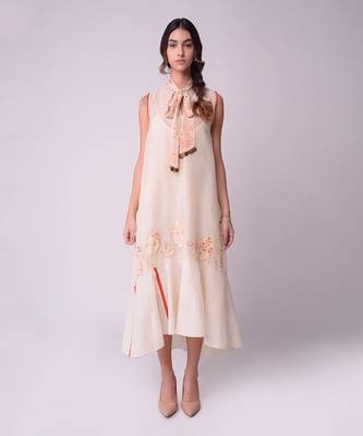 Ivory Organic Cotton Dress 1