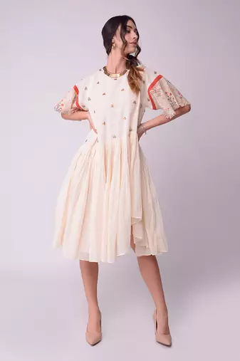 Ivory Organic Cotton Dress