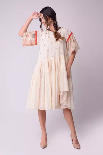 Ivory Organic Cotton Dress