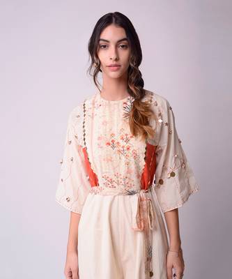Ivory Organic Cotton Jumpsuit 3