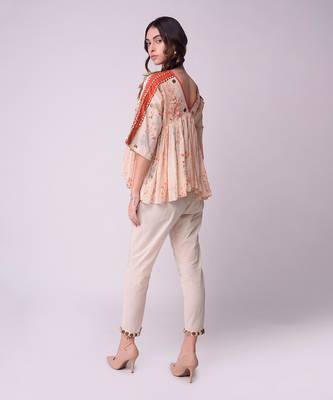Ivory Organic Cotton Top With Pants 2