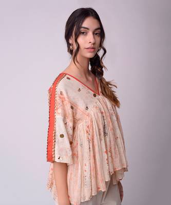 Ivory Organic Cotton Top With Pants 4