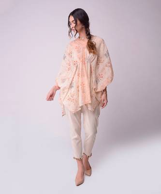 Ivory Organic Cotton Top With Pants 1