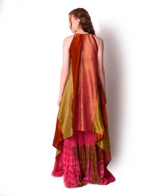 Multicolour Tissue Jacket Set 4