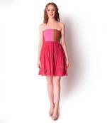 Magenta Crepe Dress