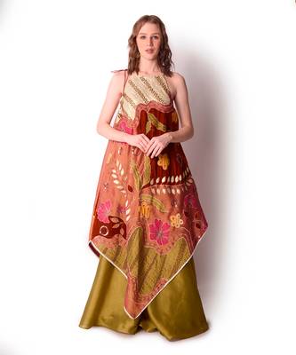Multicolour Tissue Sharara Set 1