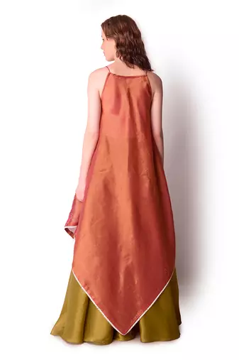Multicolour Tissue Sharara Set