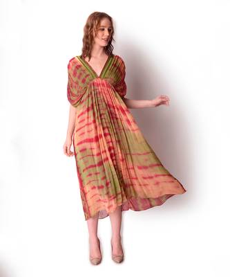 Multicolour Georgette Dress 2