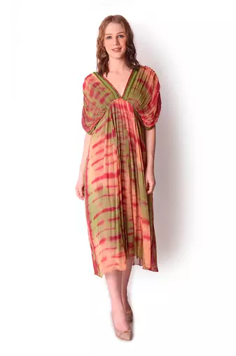 Multicolour Georgette Dress