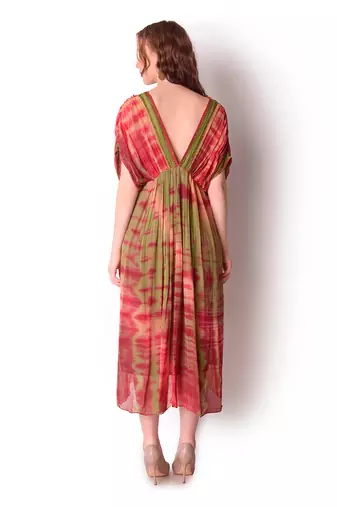Multicolour Georgette Dress