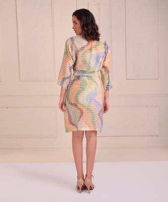 Ivory Print Organic Cotton Dress 4