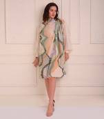 Ivory Print Organic Cotton Dress