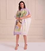 Ivory Print Organic Cotton Dress