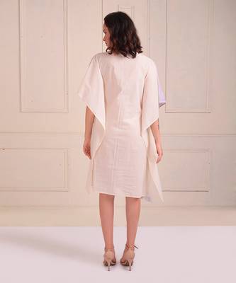 Ivory Print Organic Cotton Dress 4