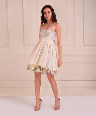 Ivory Print Organic Cotton Dress 2