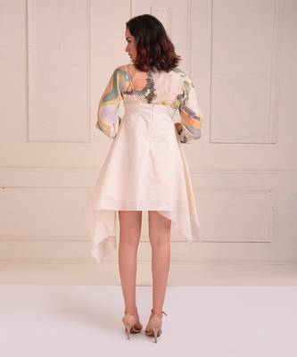 Ivory Print Organic Cotton Dress 4