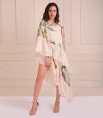 Ivory Print Organic Cotton Dress