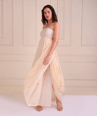 Ivory Print Organic Cotton Dress 2