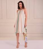 Ivory Print Organic Cotton Dress