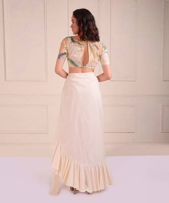 Ivory Print Organic Cotton Skirt Set 7