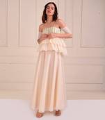 Ivory Print Organic Cotton Sharara Set