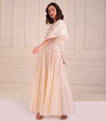 Ivory Print Organic Cotton Sharara Set