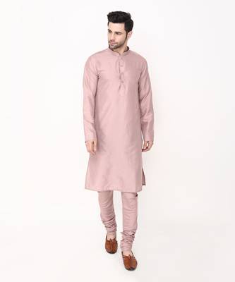 Pink Brocade Bundi Jacket Set 3