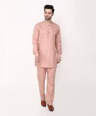 Pink Resham Embroidery Bundi Jacket Set 4