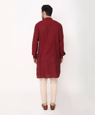 Blue Handloom Cotton Bundi Jacket Set 5