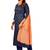 Seamore Cotton Blend Blue Printed For Women Stitched Kurta Set