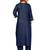 Seamore Cotton Blend Blue Printed For Women Stitched Kurta Set