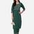 Seamore Cotton Blend Green Embroidery For Women Stitched Kurta Set