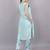 Seamore Georgate Sky Blue Plain For Women Stitched Kurta Set