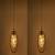 Glass Pendant Hanging Ceiling Lamp With Stylish Metal Round Fitting -A26