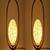 Stylish Design Oval Shape Color Table Lamp With Decorative Glass Shade