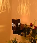 Wood Decorative LED Socket Wall Lamp-A1