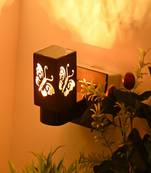 Wood Decorative LED Socket Wall Lamp-A3