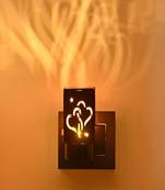 Wood Decorative LED Socket Wall Lamp-A4