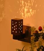 Wood Decorative LED Socket Wall Lamp-A7