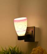 Stylish Decorative LED Glass Night Wall Lamp Light-A29