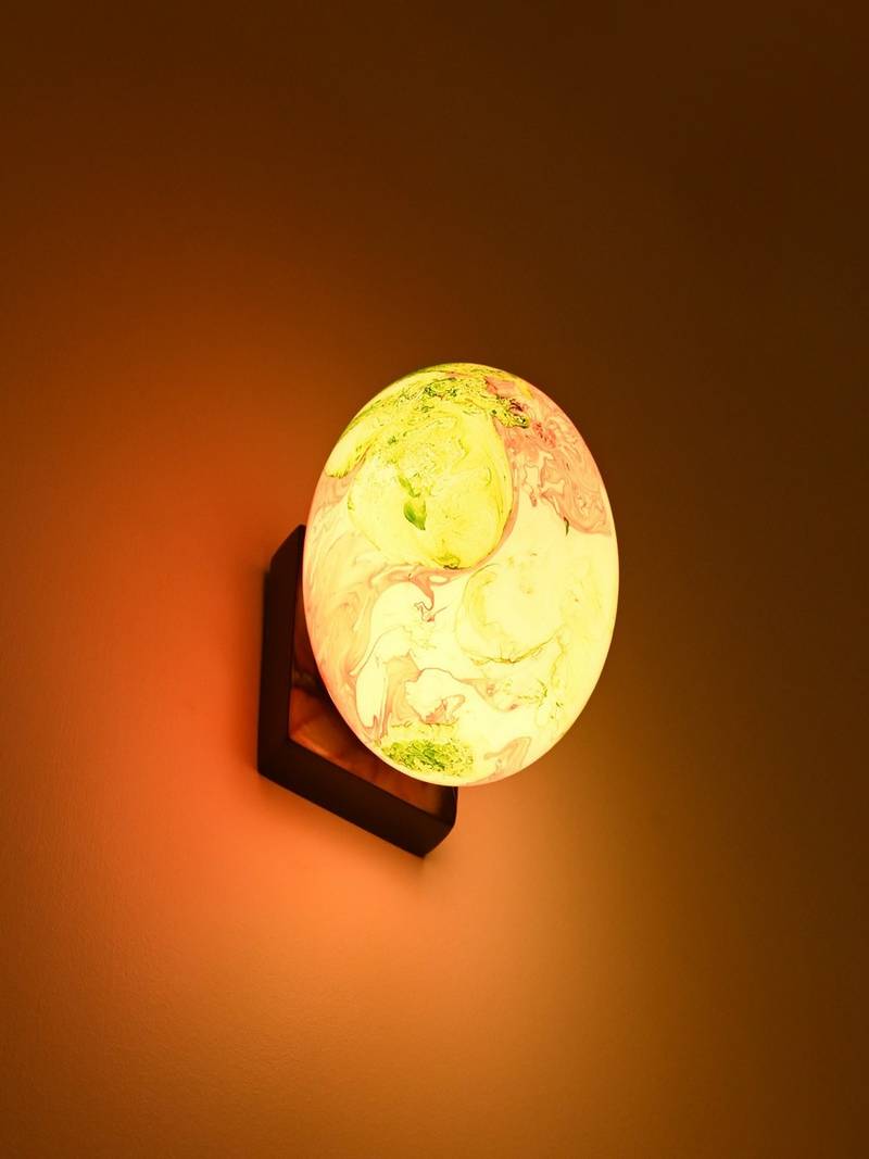 Round Globe Wall Lamp/ Night Lamp Light- A4