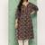 Blue printed cotton ethnic-kurtis