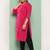 Pink embroidered cotton ethnic-kurtis