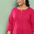 Pink embroidered cotton ethnic-kurtis