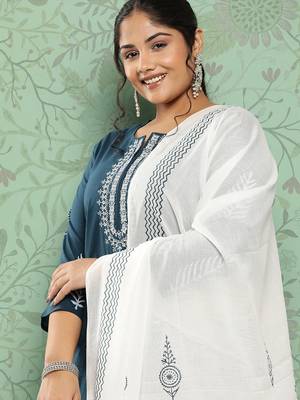 White plain cotton ethnic-kurtis 4