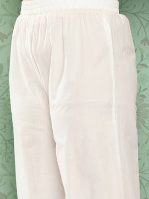 White plain cotton ethnic-kurtis 5